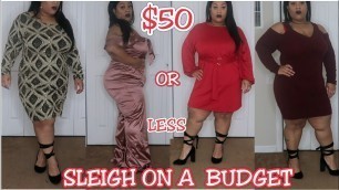 'BBW/PLUS SIZE | SLEIGH ON A BUDGET FOR THE HOLIDAYS  | FASHIONNOVA CURVE TRY ON HAUL'