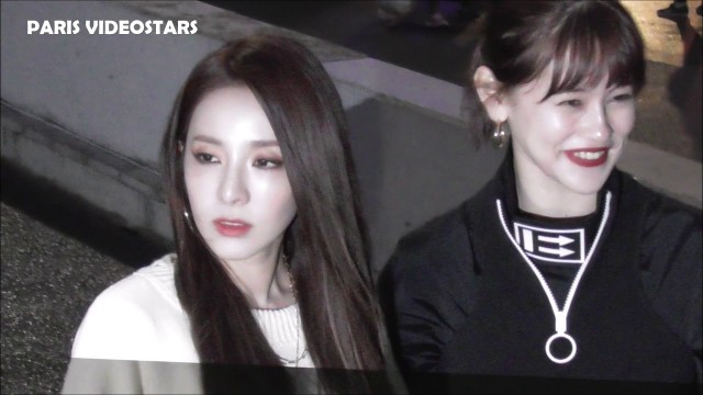 'VIDEO DARA 다라 / Sandara Park 박산다라 @ Paris 28 february 2019 Fashion Week show Off-White - 2NE1'