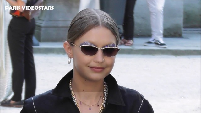 'VIDEO Anwar & Gigi HADID @ Paris Fashion Week 3 july 2019 show Valentino'