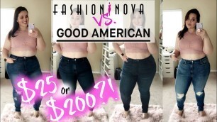 'Fashion Nova vs. Good American! |Battle of the Brands|'