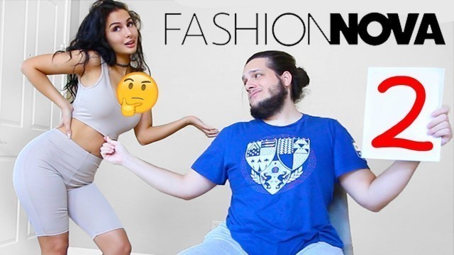 'BOYFRIEND RATES MY FASHION NOVA OUTFITS + TRY ON HAUL'