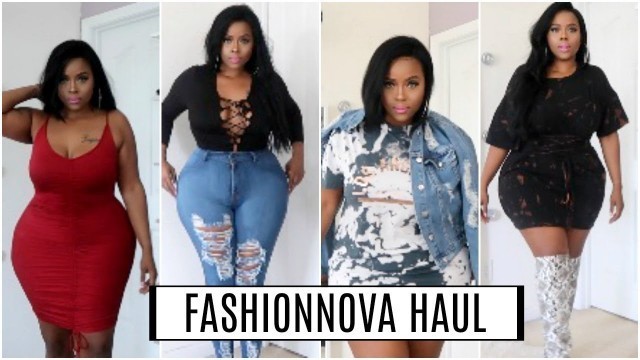 'Fashion Nova Try-On Haul Back to School Fashion Nova Curve-Jeans, Dress, Plus- Size, Curvy'