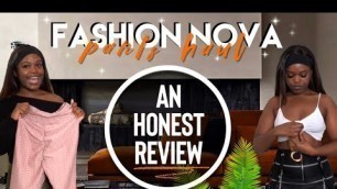 'Fashion Nova Pants Try-On Haul | An Honest Review | Dae Luxe'