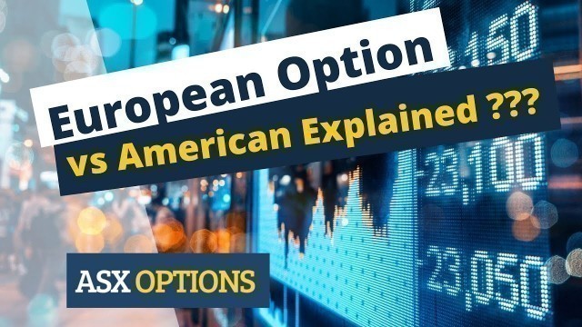 'European vs American? - Options for Beginners p.7'