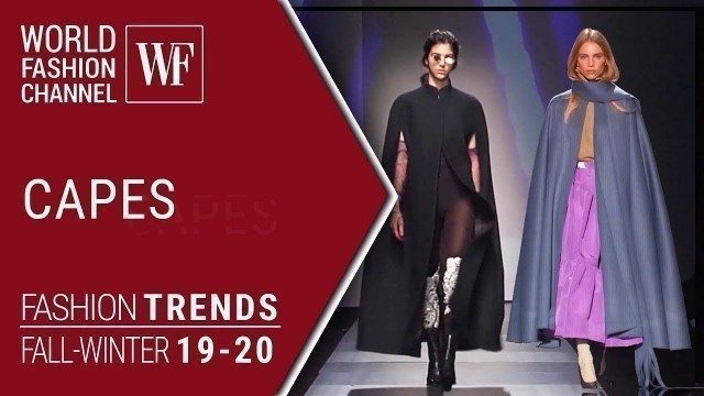 'Capes | Fashion trends fall winter 19/20'