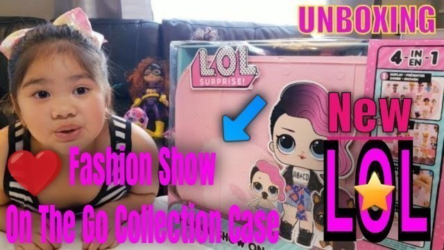 'New LoL Fashion Show On The Go Collection Case PART 2 UNBOXING / ASMR'