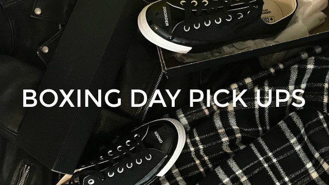 'BOXING DAY PICK UPS | MONTHLY Q&A | Men\'s Fashion | Daniel Simmons'