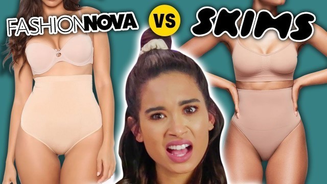 'Reviewing Shapewear At Different Price Points [Skims vs Fashion Nova]'