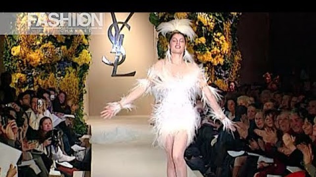 'YVES SAINT LAURENT Haute Couture Spring Summer 2000 Paris - Fashion Channel'