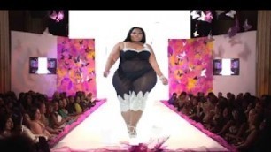 'Fashion Week Plus Size 2017 - Lingerie For Large Size Women - Fashion Show . -newest bigsize'