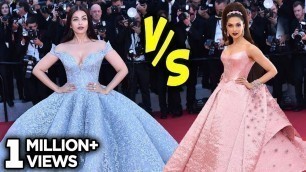 'Aishwarya Rai Cinderella Gown VS Deepika Padukone Barbie Doll Look | Fashion Face-Off'