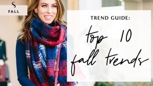 'Top 10 Fall Trends for 2019 I Sydne Summer'