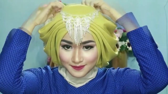 'CARA HIJAB SEGI EMPAT DUA LAYER DENGAN SATU HIJAB FASHION SHOW'