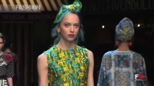 'DOLCE & GABBANA Spring Summer 2016 Full Show Milan by Fashion Channel'