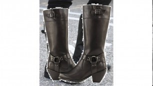 'womens biker boots'