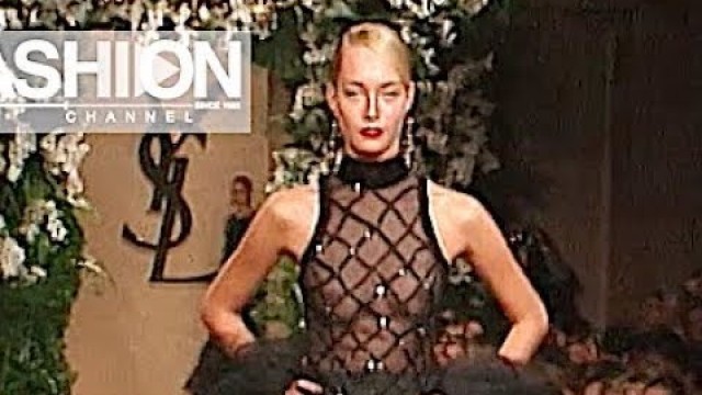 'YVES SAINT LAURENT Haute Couture Spring Summer 2001 Paris - Fashion Channel'