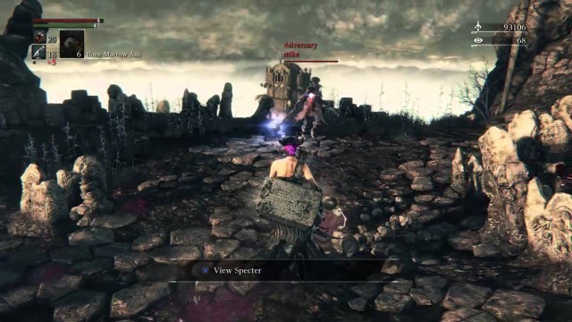 'Bloodborne PvP What a comeback! Saved by the Power of Bone Ash Marrow Level 100'