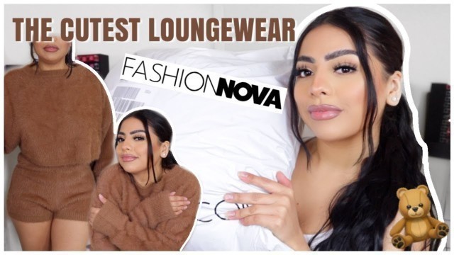 'FASHION NOVA QUARANTINE & CHILL LOUNGEWEAR HAUL! | Andrea Roman'