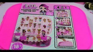 'NEW | LOL SURPRISE FASHION SHOW ON THE GO | TOY REVIEW'