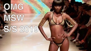 'OMG | SWIMWEAR 2019 | MIAMI FASHION SHOW | EXCLUSIVE'