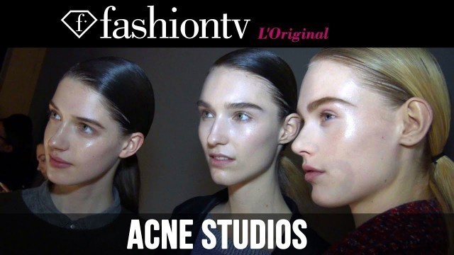 'Acne Studios Fall/Winter 2014-15 Backstage | Paris Fashion Week PFW | FashionTV'