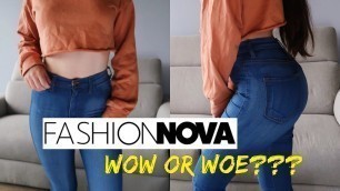 'What Fashion Nova jeans are REALLY like + mini haul'