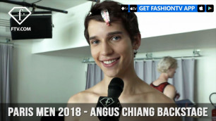 'Paris Men Spring/Summer 2018 - Angus Chiang Backstage | FashionTV'