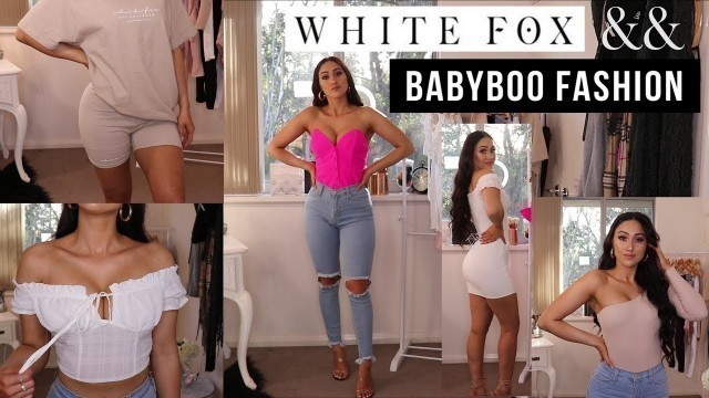 'White Fox Boutique & BabyBoo Fashion Clothing Haul | Mykaela R'