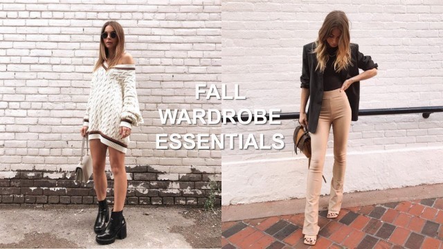 'FALL WARDROBE ESSENTIALS & TRENDS'