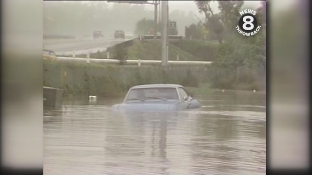 'San Diego\'s Mission Valley suffers severe flooding in 1980'