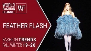 'Feather flash | Fashion trends fall winter 19/20'