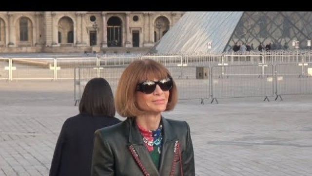 'Fashion Week Paris 2018 2019 ANNA WINTOUR'