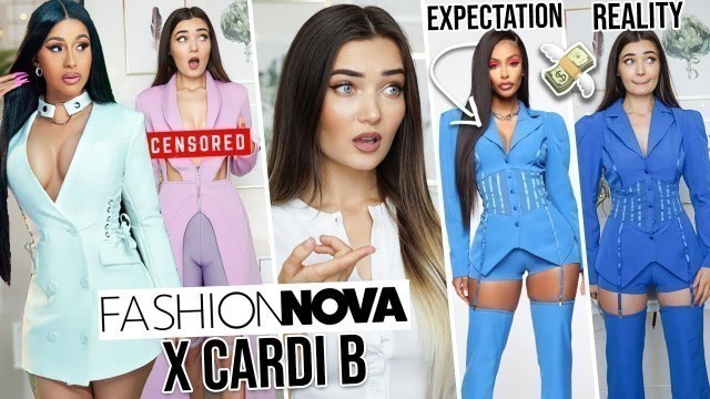 'I SPENT $400 ON CARDI B X FASHION NOVA CLOTHING... IS IT WORTH IT!?'