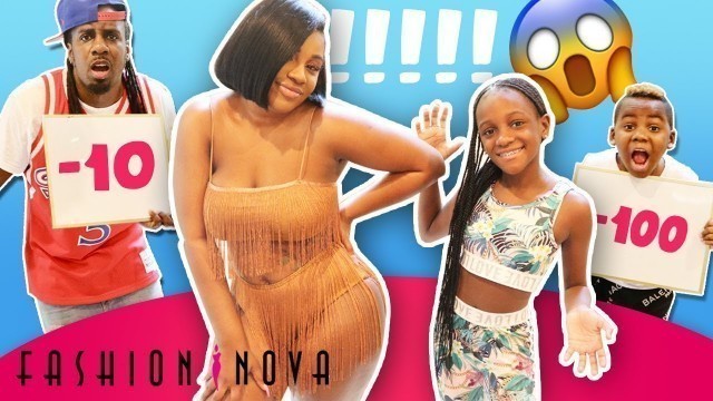 'My SON and HUSBAND Reacts to Me and YAYA\'S  Fashion Nova OUTFITS!'