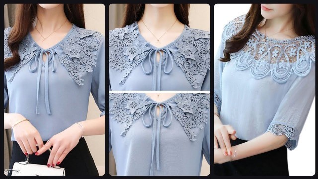 'Exotic Hollow Lace Women Blouse Fashion 2020 New Short Sleeve Summer Women Tops Floral Lace Blusas'