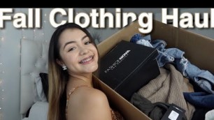 'Fall Clothing haul try-on ft. FashionNova'