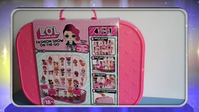 'Unboxing Fashion Show On-The-Go Storage New 2019-2020 Playset with Doll!'