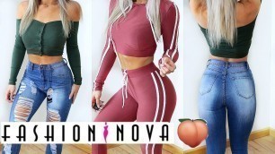 'THE BEST JEANS EVER?! Fashion Nova Haul | HONEST REVIEW | Valerie Pac'