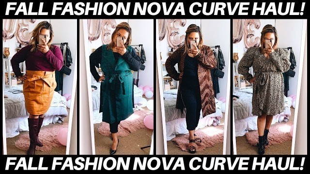 '2019 Fall Lookbook/ Fashion Nova Curve Try On Haul | Plus Size Fashion'