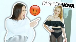 'MUM REACTS TO MY FASHION NOVA BIKINIS'