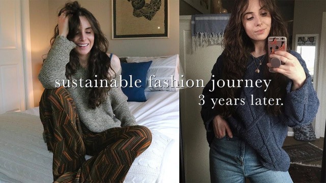 'Quitting Fast Fashion | how I transitioned to a sustainable wardrobe without $$$ & why'