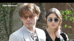 'Charlie Heaton & Natalia Dyer ( Stranger Things ) @ Paris Fashion Week 24 september 2019 show Dior'