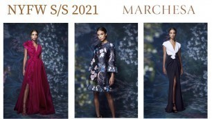 'MARCHESA | Spring Summer 2021 | NEW YORK FASHION WEEK | Desfile Digital'