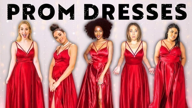 '5 Women Try The Same Formal Dresses! [JJsHOUSE, Fashion Nova & More]'