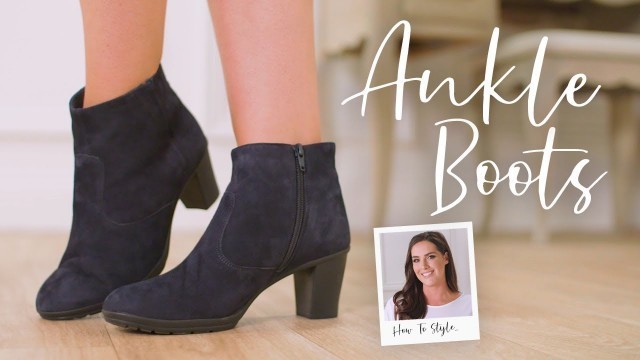 'How to Style: Heeled Ankle Boots | Footwear and Shoes | Ideal World'