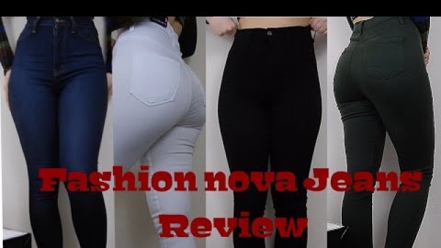 'Fashion Nova Jeans Try On Review For Small Waists and Big Butts'