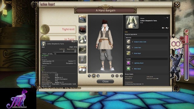 'FFXIV: Fashion Report Friday - Week 23 - Theme : A Hard Bargain'