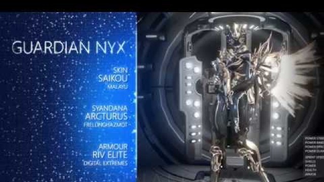 'Warframe: Fashion Fix - Nyx Guardian Angel'