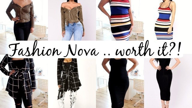 'Fashion Nova vs My Not \"Instagram Model\" Body .. worth it?! Try On Haul!'