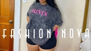 '2020 mini fashion nova try on haul!! Plussize'